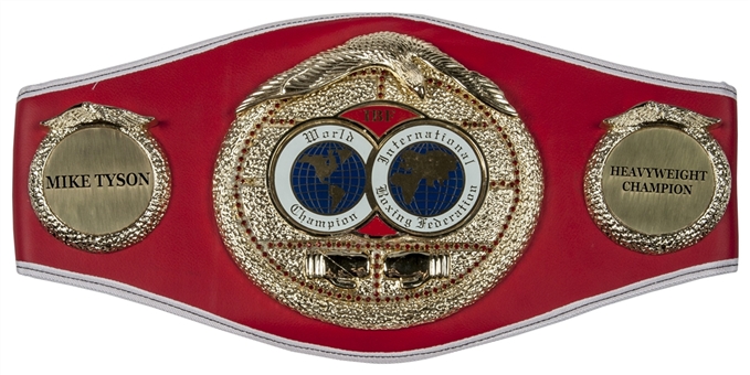 Mike Tyson Signed IBF Heavyweight Champion Belt (PSA/DNA)